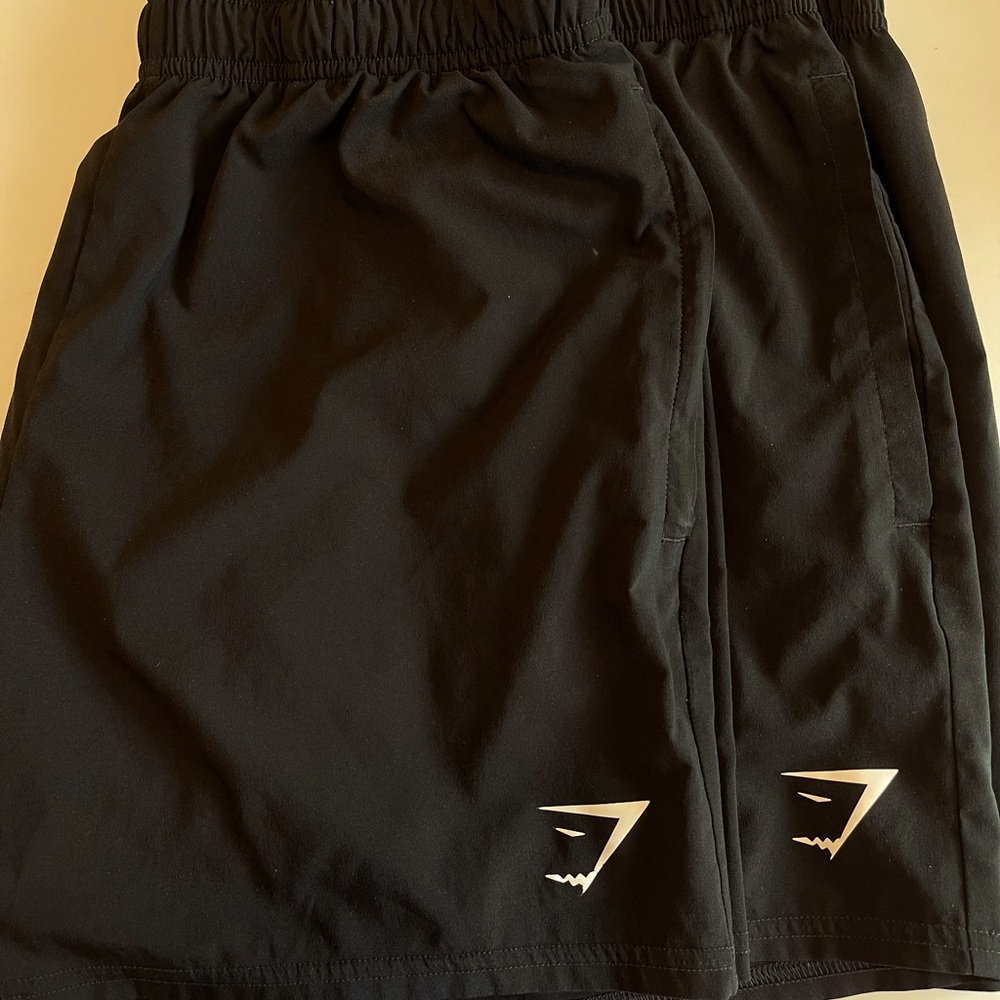 2 Gymshark training shorts. Medium size, 5”.